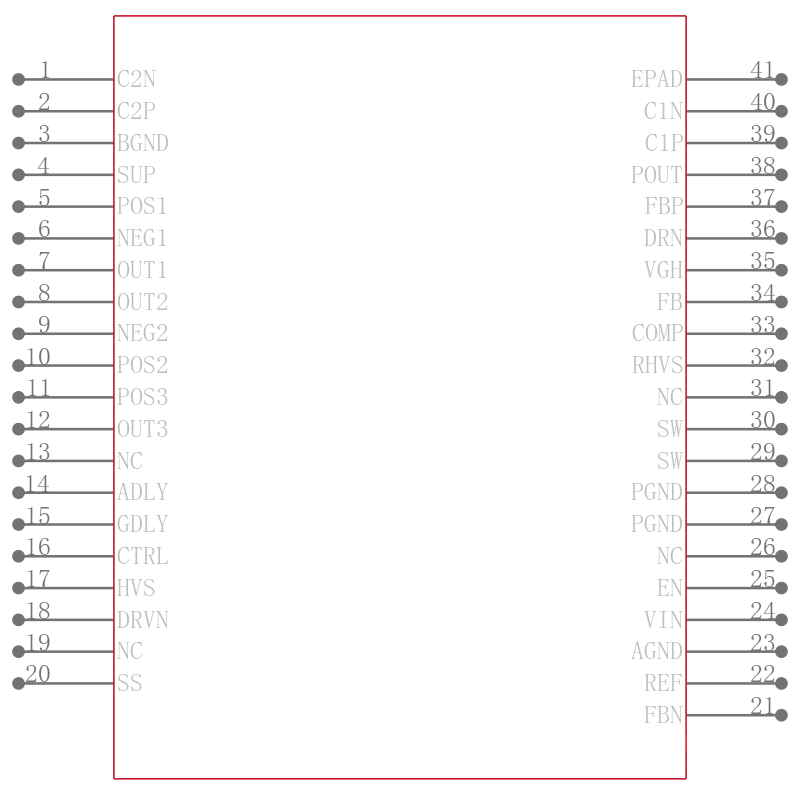 TPS65165RSBRG4引脚图