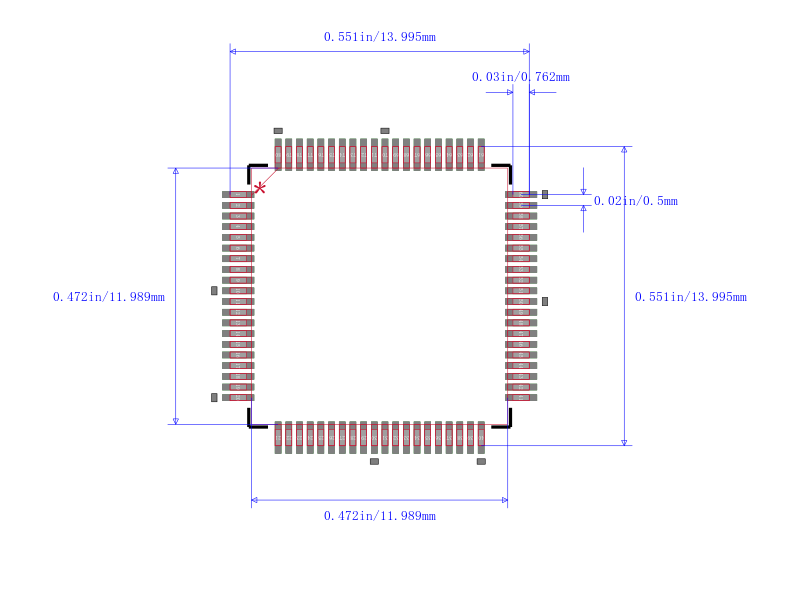 ADUC7026BSTZ62I-RL封装图