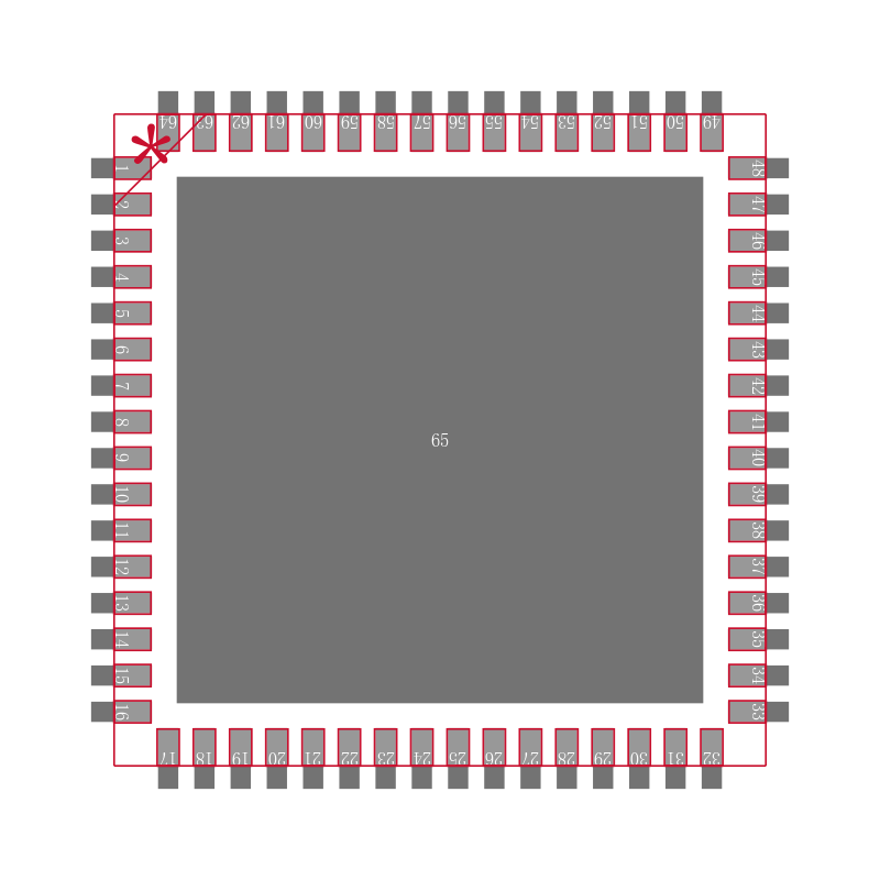 AD9869BCPZRL封装焊盘图