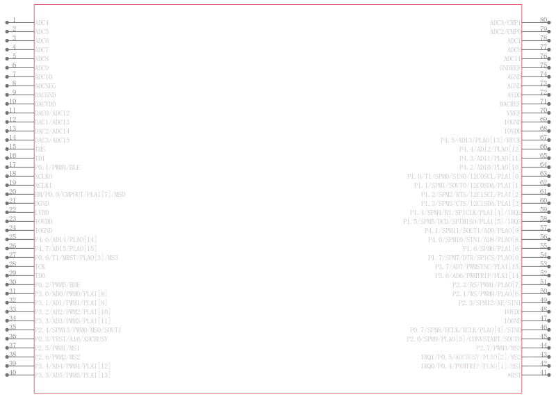 ADUC7126BSTZ126I引脚图