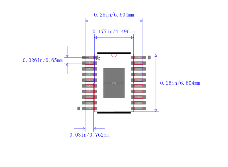 BQ24002PWPG4封装图