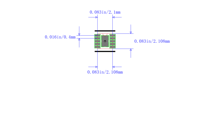 BQ24052DSQT封装图