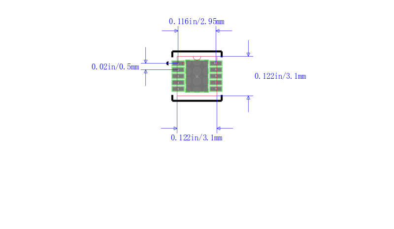 BQ24081DRCRG4封装图