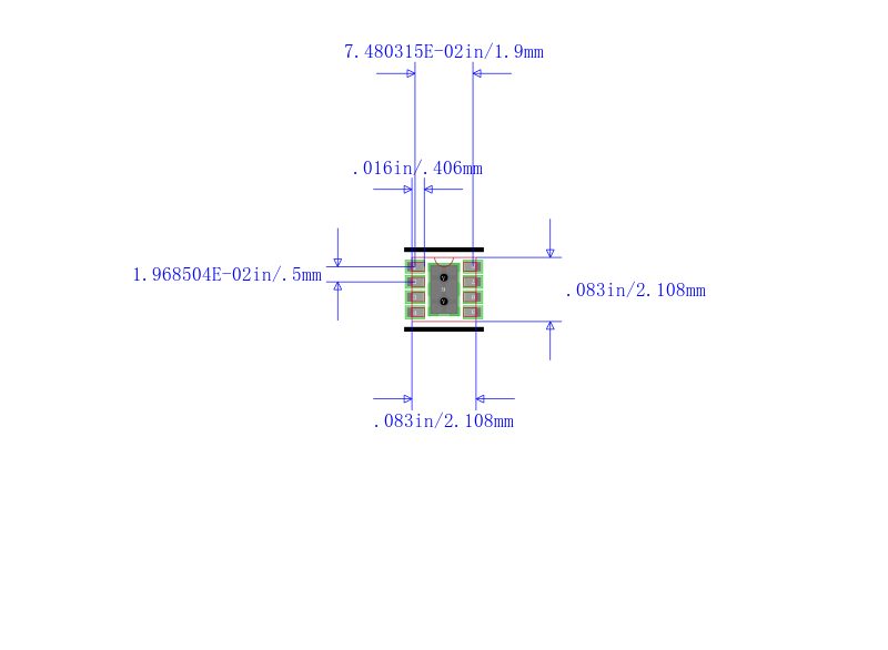 BQ24300DSGR封装图