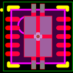 BQ24013DRCR封装焊盘图