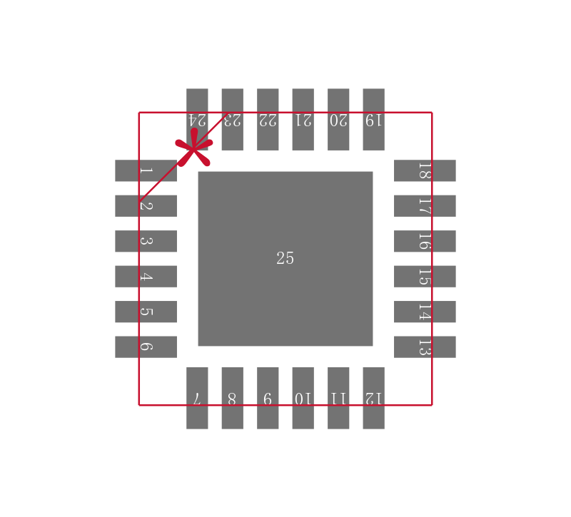 BQ24705RGET封装焊盘图