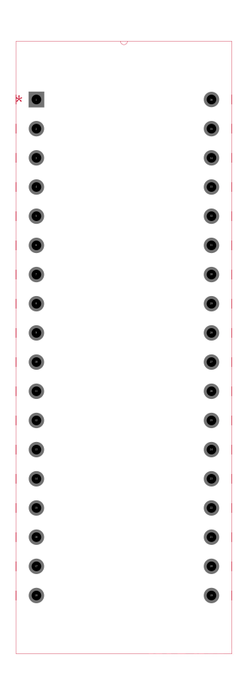 BQ4017YMC-70封装焊盘图