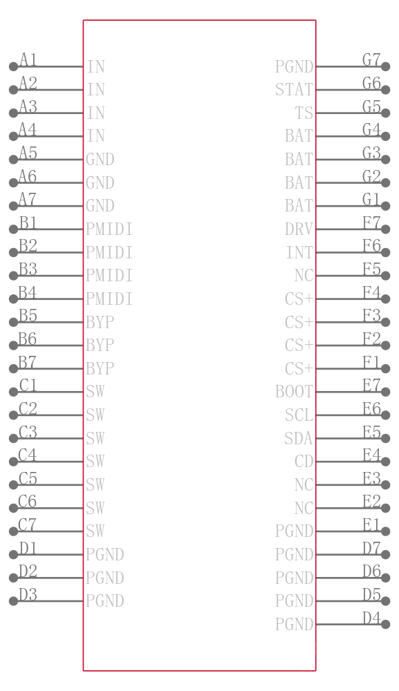 BQ24273YFFR引脚图