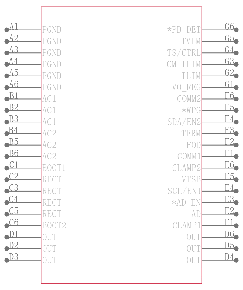 BQ51020YFPR引脚图