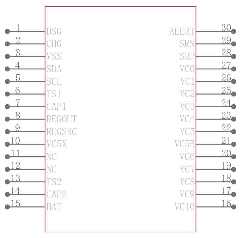 BQ7693001DBTR引脚图