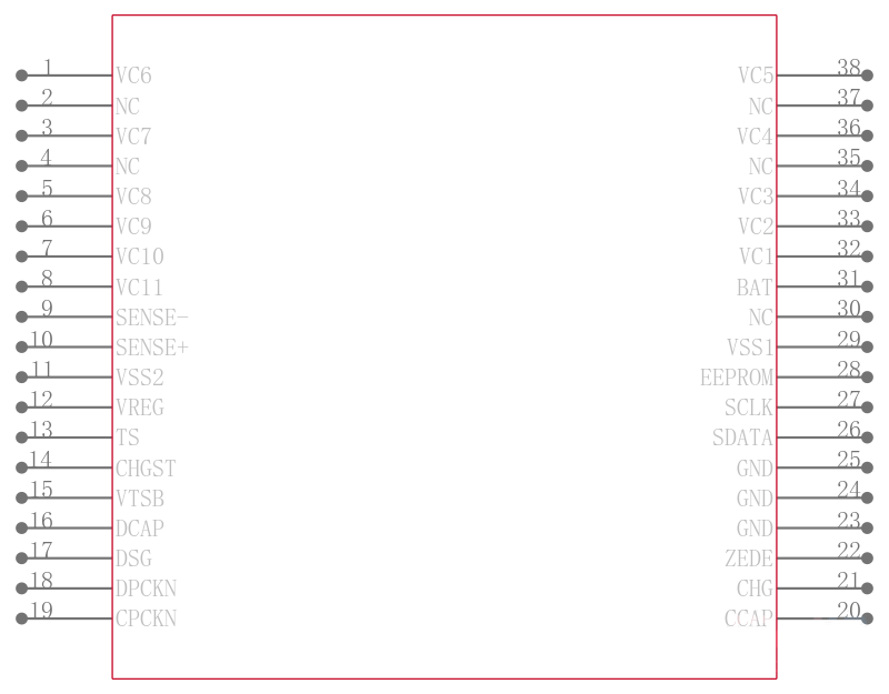 BQ77910ADBT引脚图
