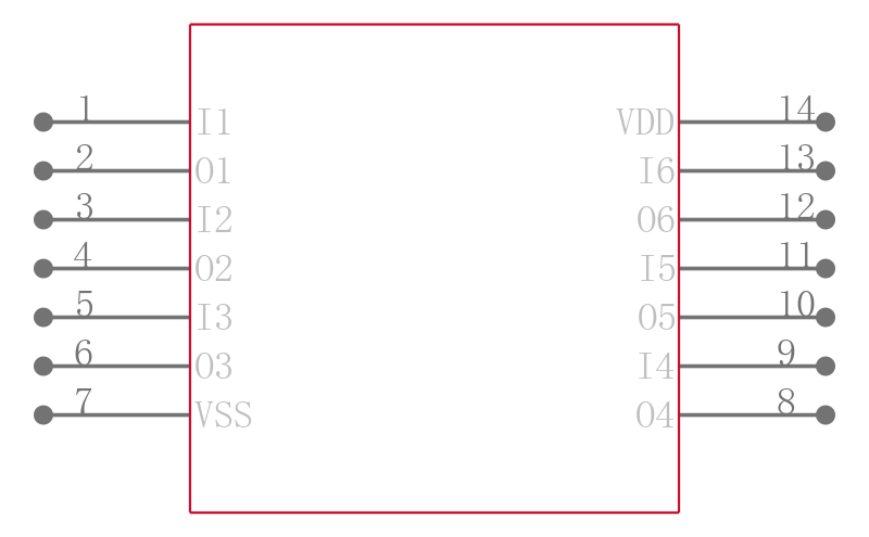 BU4069UBFV-E2引脚图
