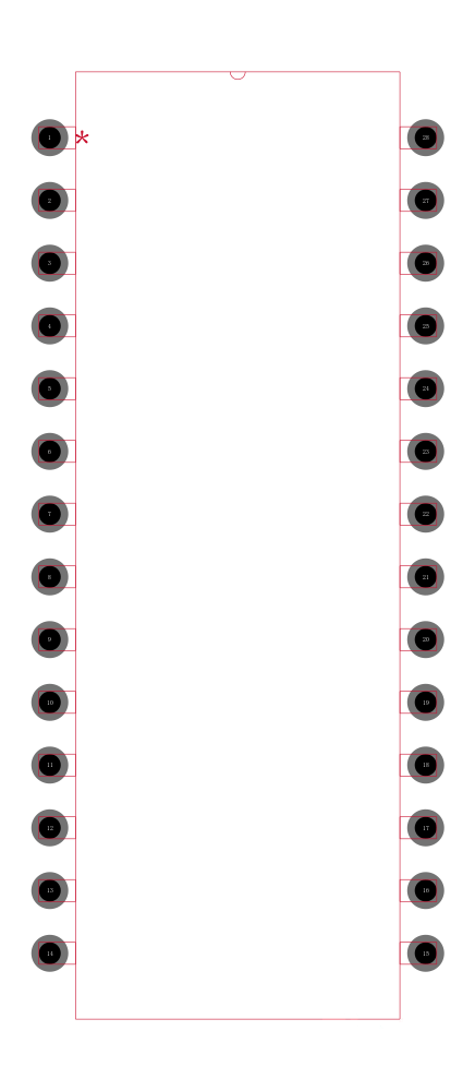 TDA7348封装焊盘图
