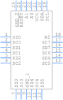 TCA9548AMRGER引脚图