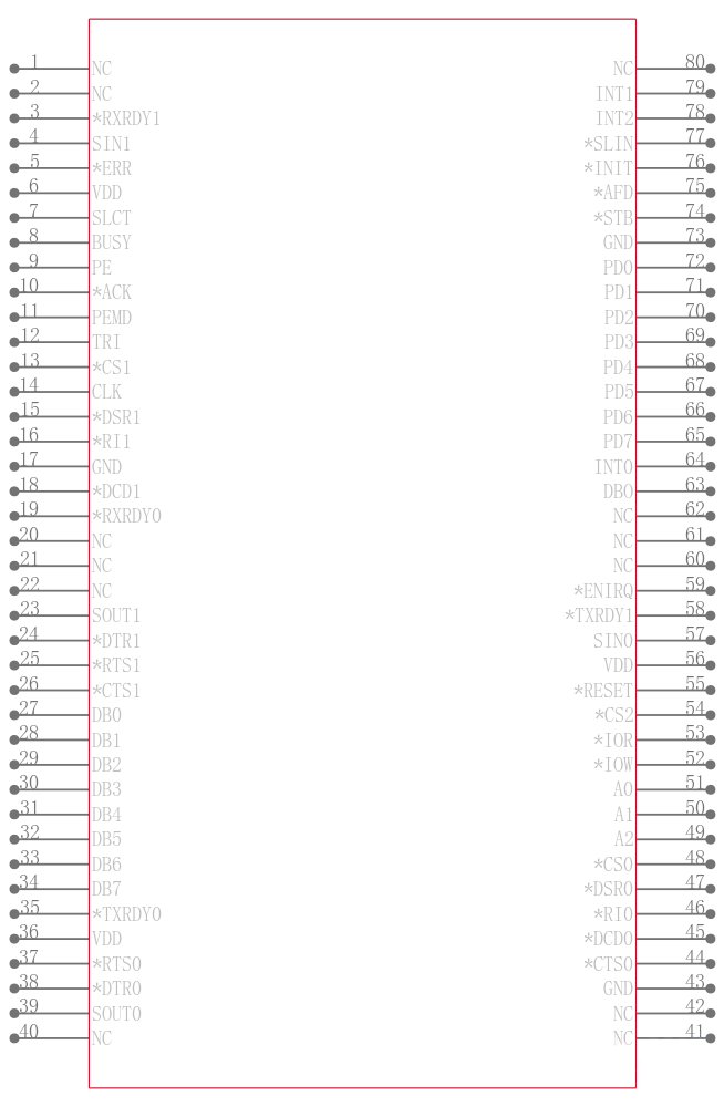 TL16C552APNG4引脚图