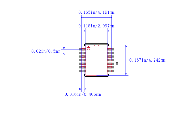 TC74VHC14FKEL,K封装图