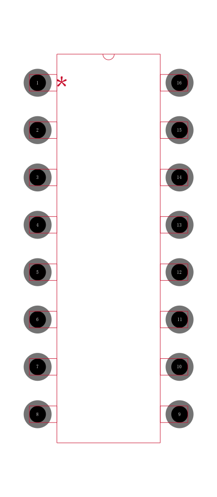 TDA8140封装焊盘图