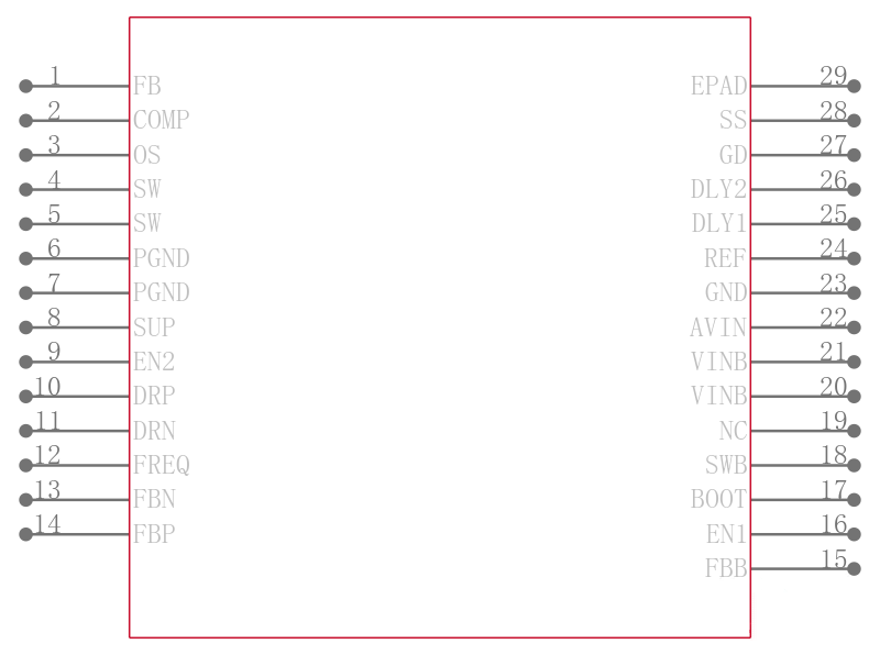 TPS65161APWPRG4引脚图