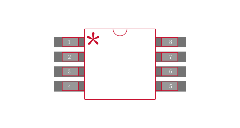 TPS2001DDGK封装焊盘图