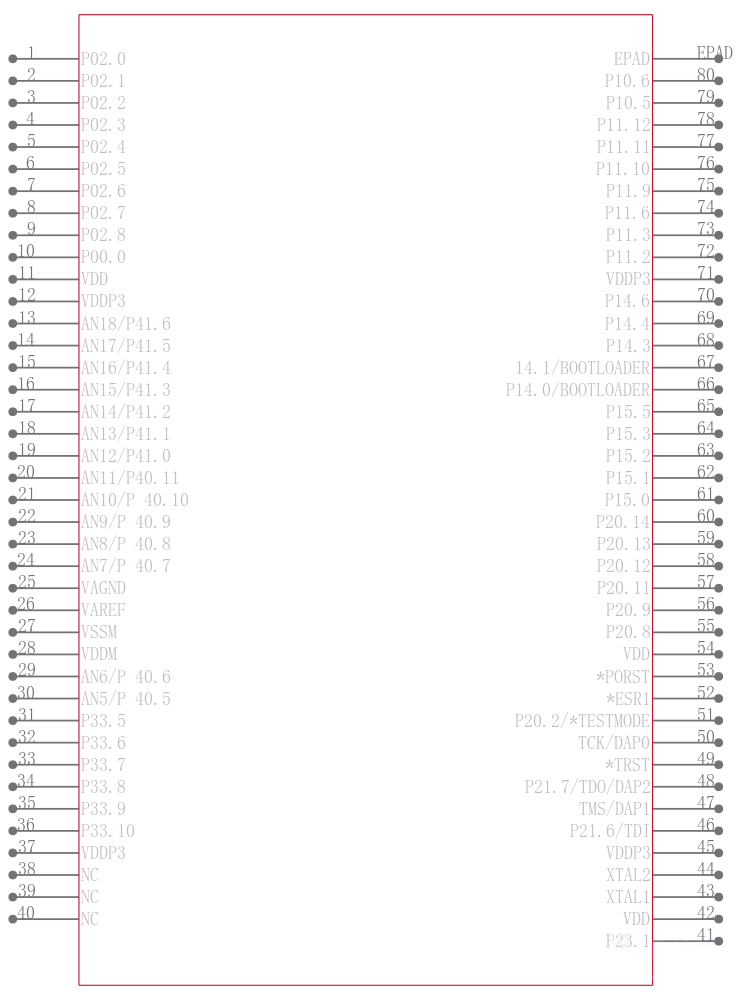 TC212S8F133SCACKXUMA1引脚图