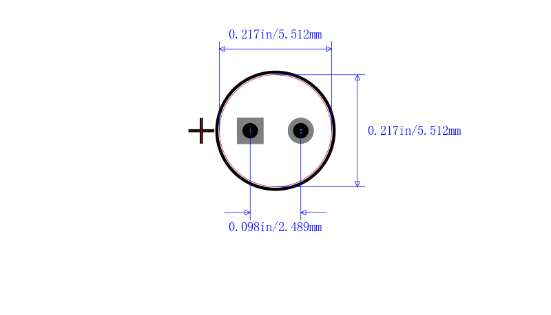 UPW0J220MDD封装图