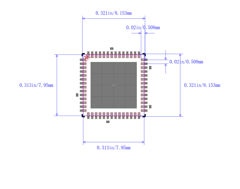 USB2524-ABZJ封装图