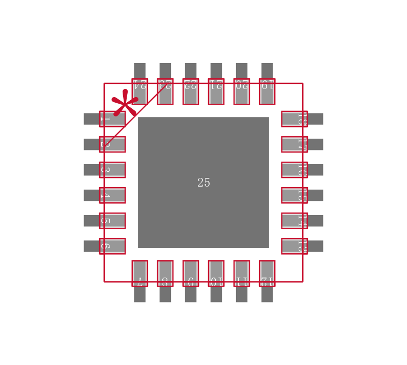 USB3310C-CP-TR封装焊盘图