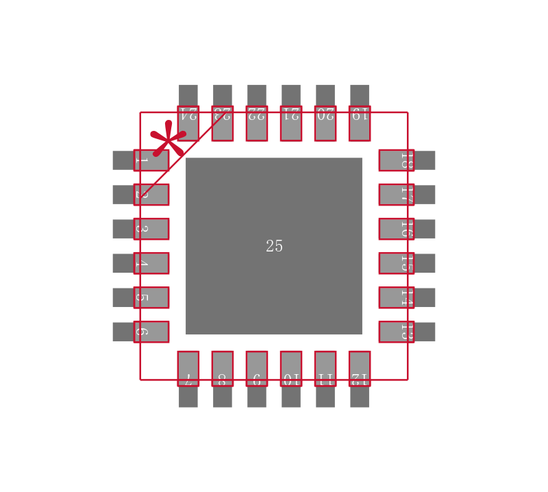 USB3315-CP-TR封装焊盘图