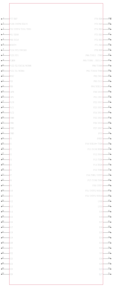 UPD78F0394GC-8EA-A引脚图