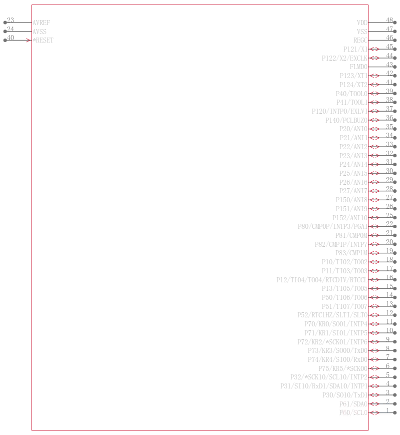 UPD78F1003GA-HAA-AX引脚图