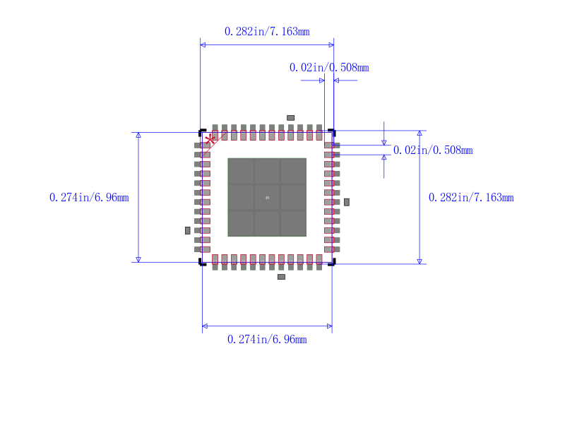 USB2514-HZH封装图