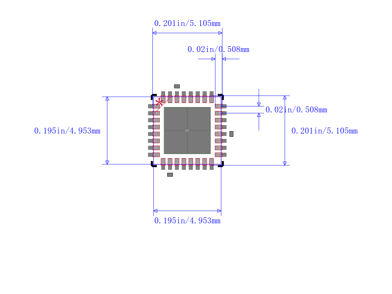 USB3503/ML封装图
