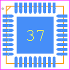 USB2514B-AEZG封装焊盘图