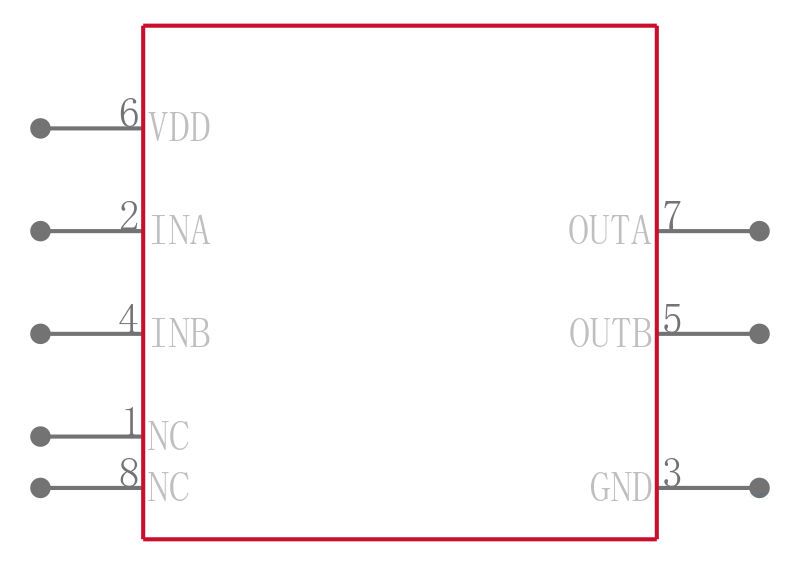 UCC27325DGN引脚图
