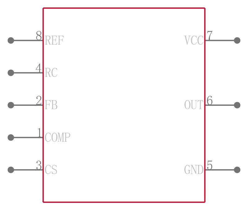 UCC3813D-3引脚图