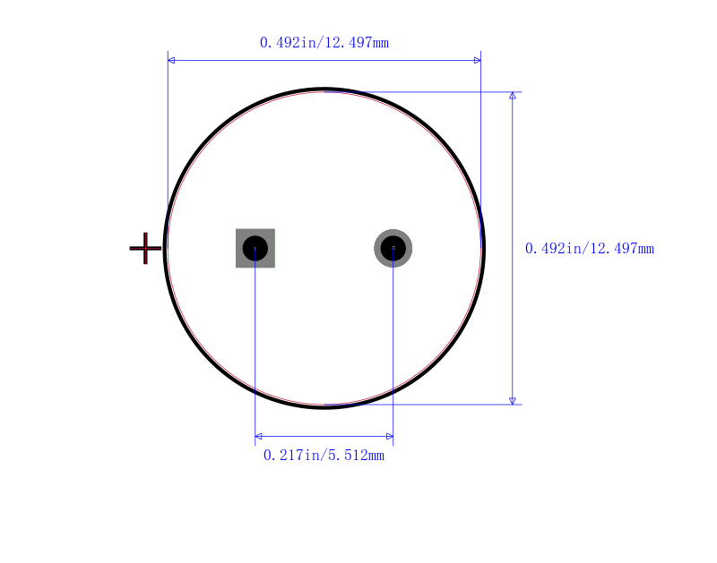 UPW1C152MHD封装图