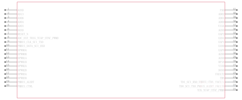 UCD3138ARGCR引脚图