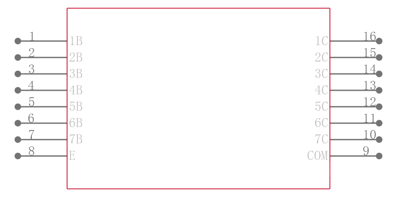 ULN2004AINSE4引脚图