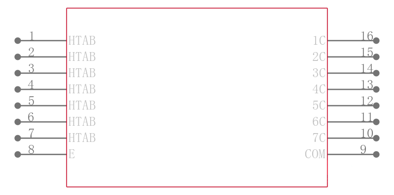 ULQ2003ADRG4引脚图