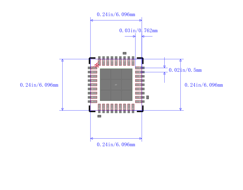 USB2514B/M2封装图