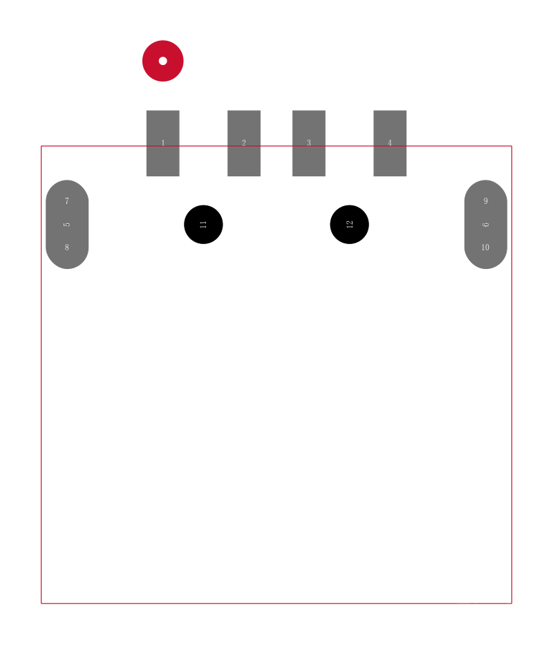 USB-A-S-S-W-SM1封装焊盘图