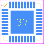 USB2514B/M2封装焊盘图