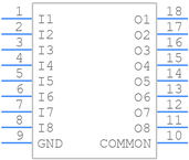 ULN2804APG引脚图