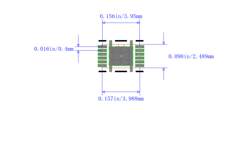 BQ28Z610DRZT封装图
