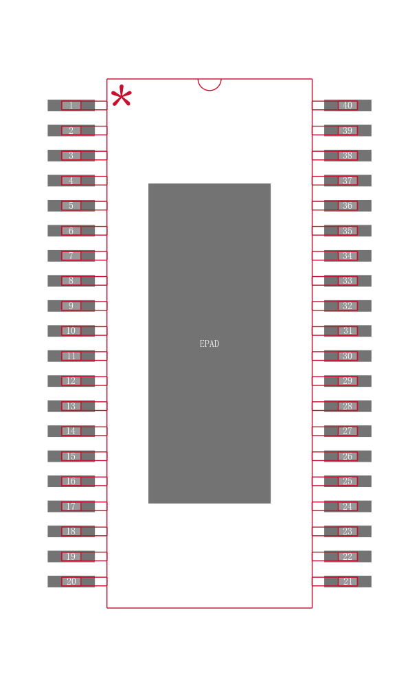 BD6385EFV-E2封装焊盘图