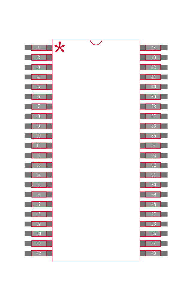 BQ20Z95DBTG4封装焊盘图