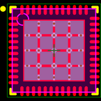 BQ78PL114RGZT封装焊盘图