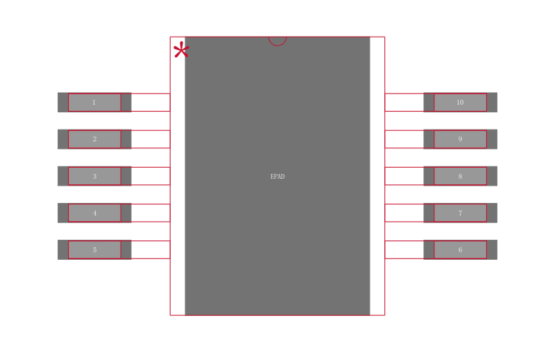 VN340SP-E封装焊盘图
