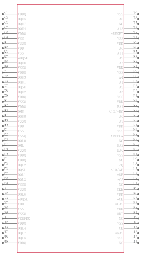 W632GG6KB-12引脚图