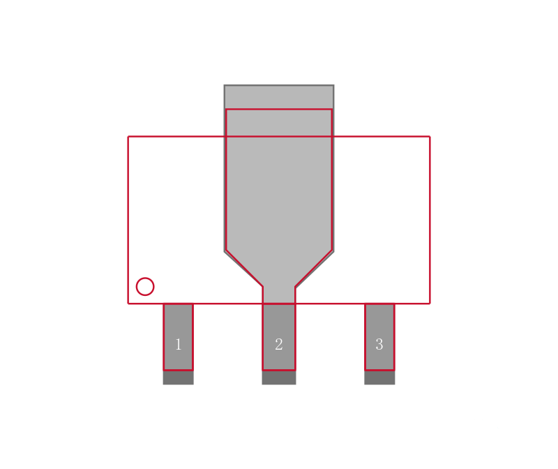 XC6201P332PR封装焊盘图